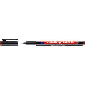 Marker Edding 140 OHP permanent varf 0.3mm maro