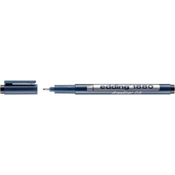 Liner Edding 1880 desen tehnic varf 0.5mm negru