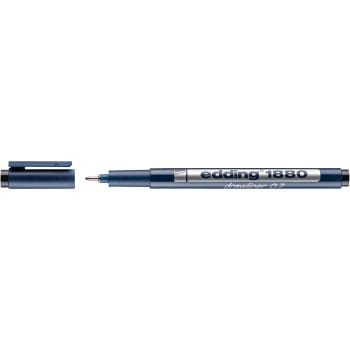 Liner Edding 1880 desen tehnic varf 0.7mm negru