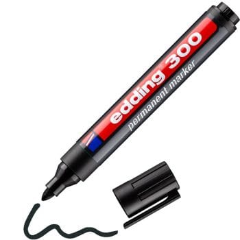 Marker permanent Edding 300 vf 1.5-3 negru blister