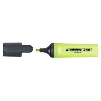 Textmarker Edding 345 varf retezat 2-5mm galben