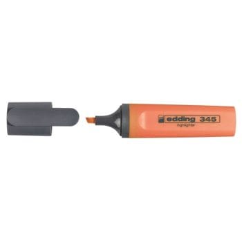 Textmarker Edding 345 varf retezat 2-5mm portocaliu
