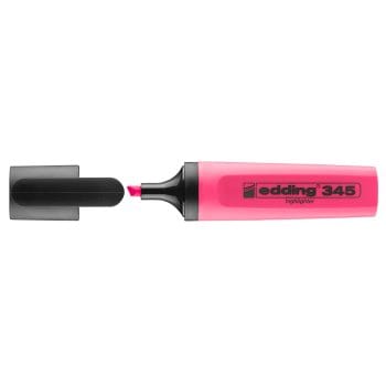Textmarker Edding 345 varf retezat 2-5mm roz