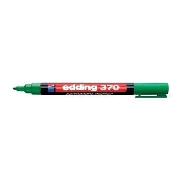 Marker Edding 370 permanent varf rotund 1mm verde