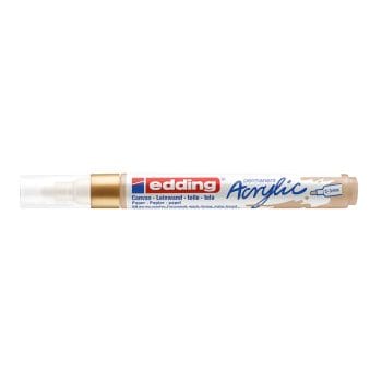 Marker acrilic Edding 5100 vf 2-3mm auriu