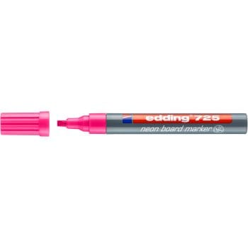 Marker Edding 725 neon pentru tabla varf 2-5mm roz