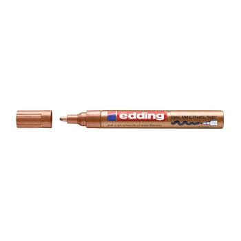 Marker Edding 750 cu vopsea corp metalic varf 2-4mm cupru