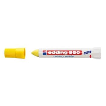 Marker Edding 950 permanent varf tip ceara 10mm galben