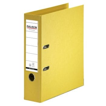 Biblioraft Falken Chromcolor A4 80mm PP/PP galben