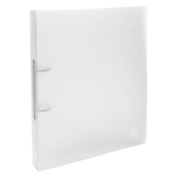 Caiet mecanic EXACOMPTA 2 inele 30mm A4 transparent alb