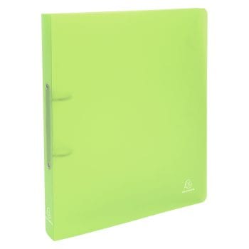 Caiet mecanic EXACOMPTA 2 inele 30mm A4 transparent verde