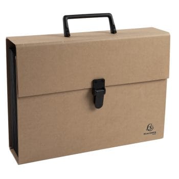 Mapa tip proiect cu maner Exacompta Eterneco carton maro