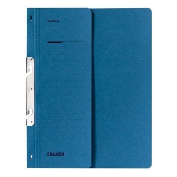 Dosar Falken albastru incopciat 1/2 A4 250gmp carton