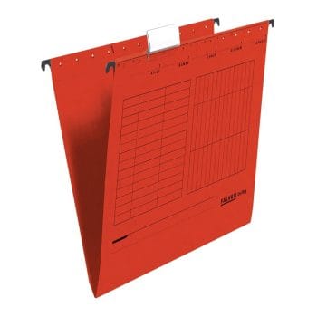 Dosar suspendabil Falken rosu simplu A4 230gmp carton