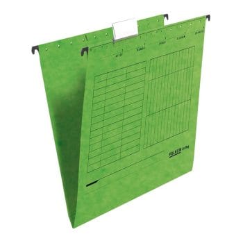 Dosar suspendabil Falken verde simplu A4 230gmp carton