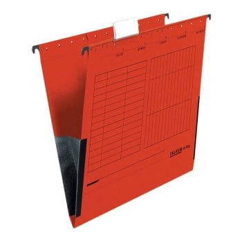 Dosar suspendabil Falken rosu plic A4 carton 230gmp