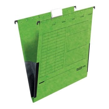 Dosar suspendabil Falken verde plic A4 carton 230gmp