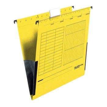 Dosar suspendabil Falken galben plic A4 carton 230gmp