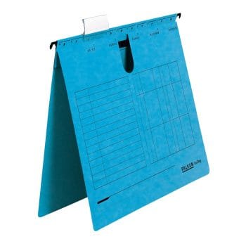 Dosar suspendabil Falken albastru cu sina A4 carton 230gmp