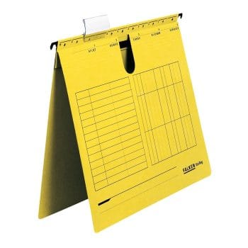 Dosar suspendabil Falken galben cu sina A4 carton 230gmp