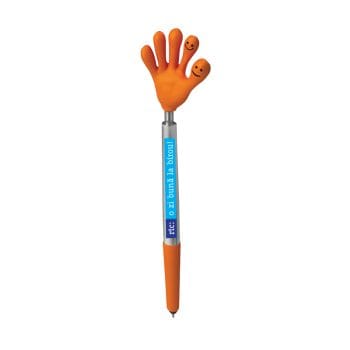 Pix flexibil FunHands mina albastra si touchpad portocaliu