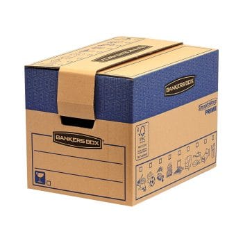 Cutie carton transport si arhivare Fellowes FastFold 310x327
