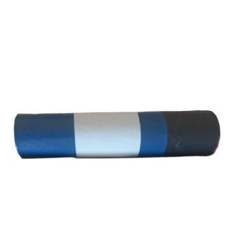 Saci menajeri LDPE snur negru/albastru 60L 30micr 10saci/UM