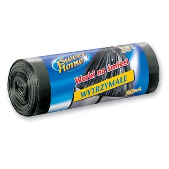 Saci menajeri HDPE negri 50x70cm 35L 7 micr 50 saci/UM