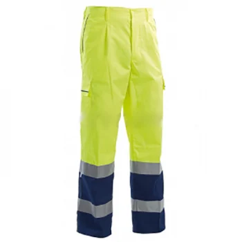 Pantaloni salopeta reflectorizanti bicolori AVB02204