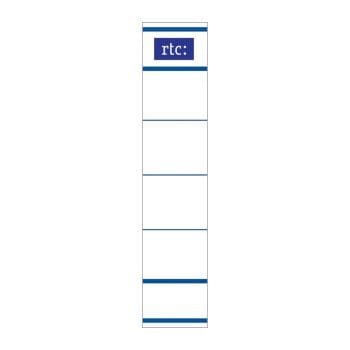 Etichete biblioraft RTC alb 25x142mm carton 250gmp 20bucset (set)