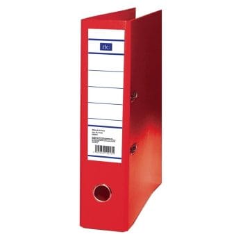 Biblioraft RTC Extra rosu A4 75mm PP exterior PP interior