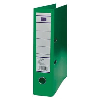 Biblioraft RTC Esential A4 75mm PP/Carton verde