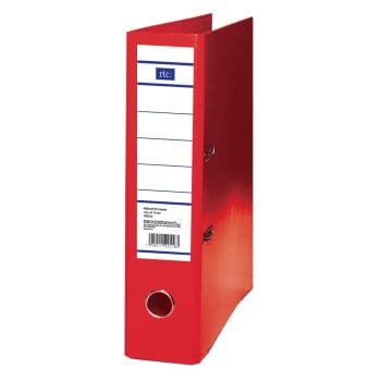 Biblioraft RTC Esential A4 75mm PP/Carton rosu