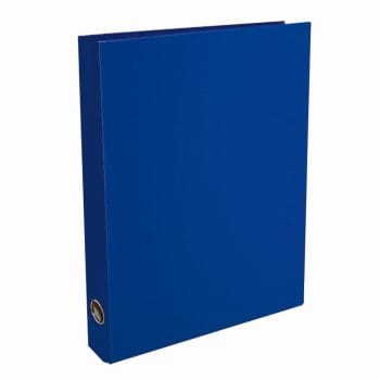 Caiet mecanic 2 inele 20mmA4 PP exterior carton int albastru