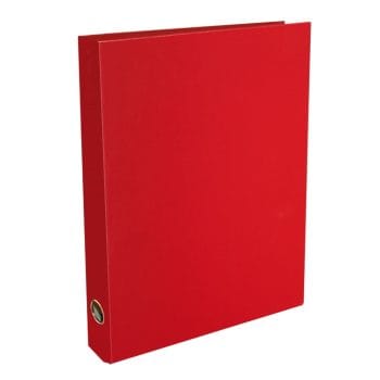 Caiet mecanic 2 inele 20mm A4 PP exterior carton int rosu