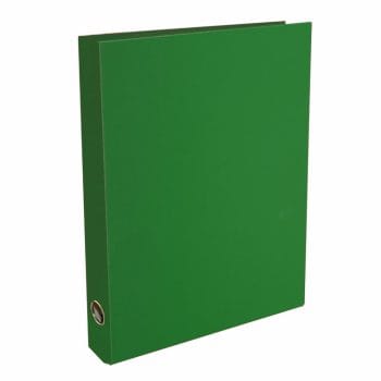 Caiet mecanic 2 inele 20mm A4 PP exterior carton int verde