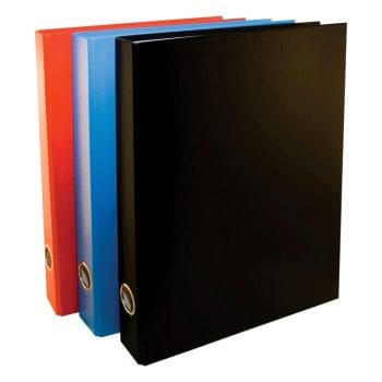 Caiet mecanic RTC A4 negru 4 inele cu diametrul 25mm