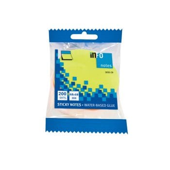 Notite adezive InFO Dialog 70x70mm 200 file