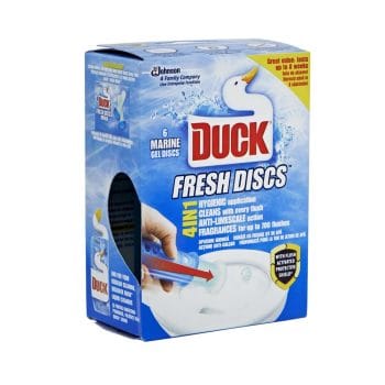 Odorizant toaleta Duck Fresh Discs  4 in 1  6 discuri 36 ml