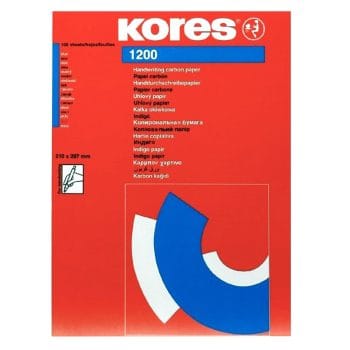 Indigo Kores A4 albastru 100 filetop