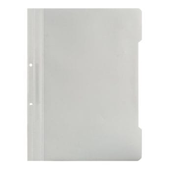 Dosar alb cu sina si 2 perforatii A4 plastic 50buc/um (cutie)