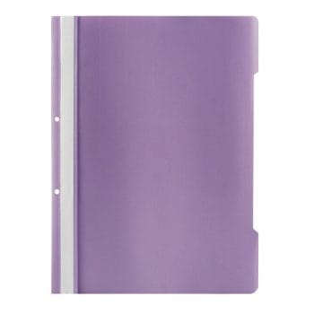 Dosar lila cu sina si 2 perforatii A4 plastic 50 buc/um (cutie)
