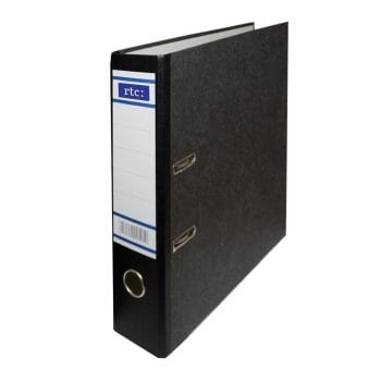 Biblioraft RTC Simplu A4 75mm marmorat gri