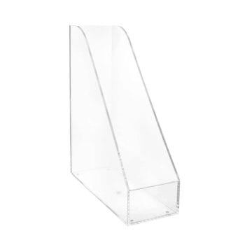 Suport documente vertical Maul din sticla acrilica transpare