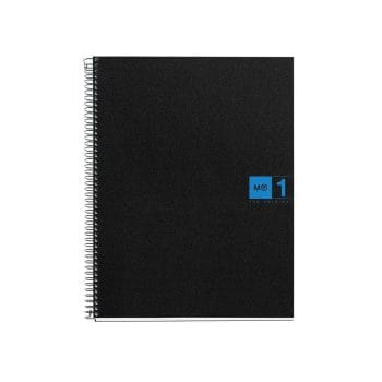 Caiet cu spira MR-Originals A5 mate 80file bleu