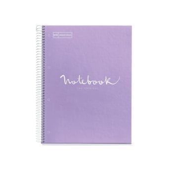 Caiet MR-Emotions A5 lin punctata 80f cop cart dur LAVANDA