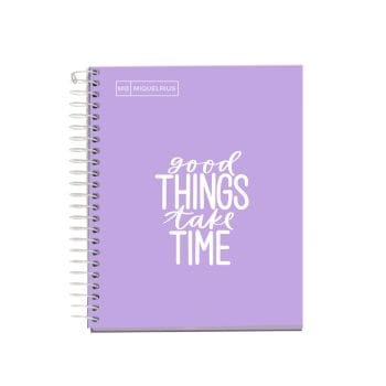 Caiet MR-Messages A5 mate 100f cop cart dur LAVANDA