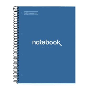 Caiet spira MR-Emotion A4 dict 80 f cop cart dur-albastru