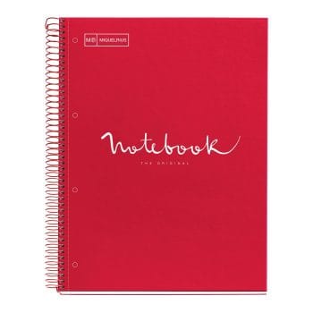 Caiet spira MR-Emotion A4 dict 80 f cop cart dur-rosu
