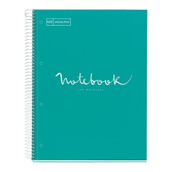 Caiet spira MR-Emotion A4 dict 80 f cop cart dur-turcoaz